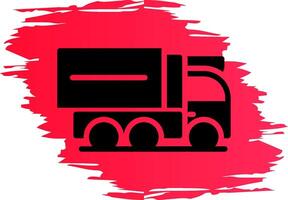 Fracht-LKW kreatives Icon-Design vektor