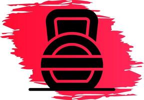 Kettlebell kreatives Icon-Design vektor