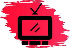 kreatives Icon-Design für das Fernsehen vektor