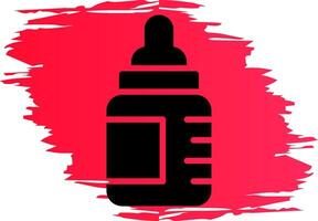 Babyflasche kreatives Icon-Design vektor