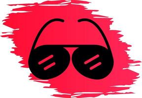 Sonnenbrille kreatives Icon-Design vektor