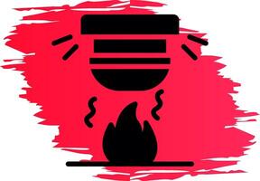 Feueralarm kreatives Icon-Design vektor