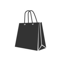 Einkaufen Tasche Symbol. Vektor Illustration Design.