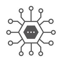 Rhombus elektronische Schaltung vektor