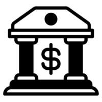 Bank Zahlung und Finanzen Symbol Illustration vektor