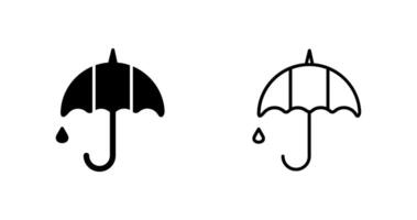 Regenschirm-Vektor-Symbol vektor