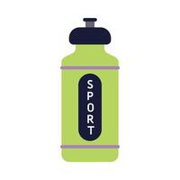 Sport Flasche hydro Flasche Wasser. Sport Wasser Flasche Vektor Illustration bunt.