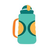 Sport Flasche hydro Flasche Wasser. Sport Wasser Flasche Vektor Illustration bunt.