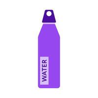 Sport Flasche hydro Flasche Wasser. Sport Wasser Flasche Vektor Illustration bunt.