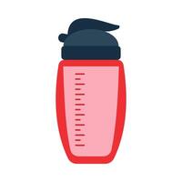 Sport Flasche hydro Flasche Wasser. Sport Wasser Flasche Vektor Illustration bunt.