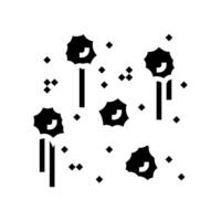 Spritzer Paintball Spiel Glyphe Symbol Vektor Illustration