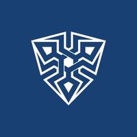 abstrakt Dreieck Speer Stammes- Logo vektor