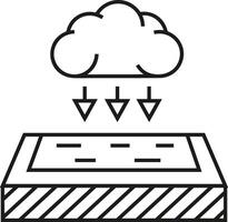 Wolke Symbol Symbol Vektor Bild. Illustration von das Hosting Lager Design Bild