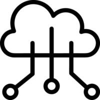 Wolke Symbol Symbol Vektor Bild. Illustration von das Hosting Lager Design Bild