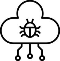 Wolke Symbol Symbol Vektor Bild. Illustration von das Hosting Lager Design Bild