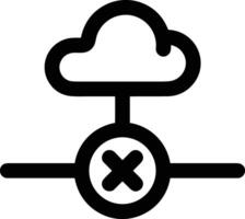 Wolke Symbol Symbol Vektor Bild. Illustration von das Hosting Lager Design Bild