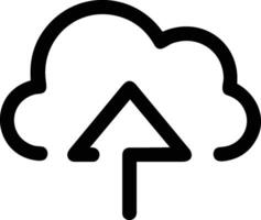 Wolke Symbol Symbol Vektor Bild. Illustration von das Hosting Lager Design Bild