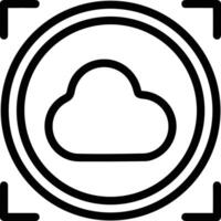 Wolke Symbol Symbol Vektor Bild. Illustration von das Hosting Lager Design Bild