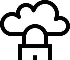 Wolke Symbol Symbol Vektor Bild. Illustration von das Hosting Lager Design Bild