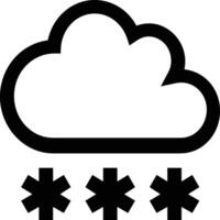 Wolke Symbol Symbol Vektor Bild. Illustration von das Hosting Lager Design Bild