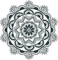 Luxus-Mandala-Design vektor