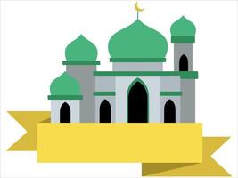 islamic moské eid al Adha bakgrund vektor