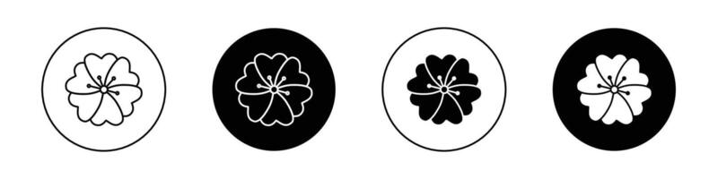 hawaiisch Blume Symbol vektor