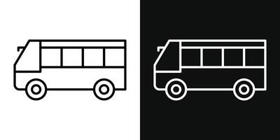 Bus Trainer Symbol vektor