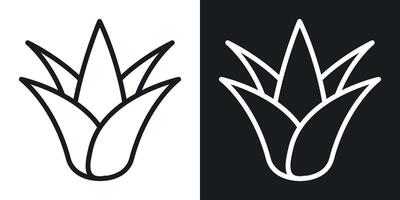 Aloe vera Symbol vektor