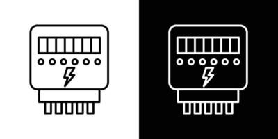 Symbol für Stromzähler vektor