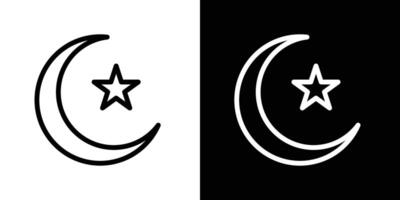 Islam Star und Halbmond Symbol vektor