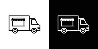 Food-Truck-Symbol vektor