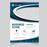 Business Flyer Design-Vorlage vektor