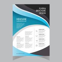 jährlich Bericht Broschüre Flyer Design Vorlage Vektor, Flugblatt Präsentation, Buch Abdeckung, Layout im a4 Größe. vektor