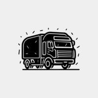 LKW Vektor Illustration Symbol.