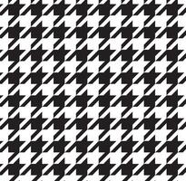 sömlös houndstooth svart och vit vektor mönster bakgrund