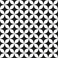 geometrisch nahtlos Textur im das bilden von schwarz Vierecke auf ein Weiß Hintergrund vektor