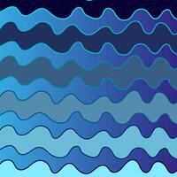 Vektor einfarbig Hintergrund im das bilden von Streifen und wellig Linien von Blau Farbe
