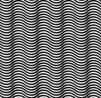 Vektor abstrakt Hintergrund im das bilden von abwechselnd schwarz und Weiß wellig Linien