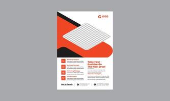 Poster Flyer Broschüre Broschüre Cover Design Layout Platz für Foto Hintergrund, Vektor-Illustration Vorlage in a4 Größe vektor