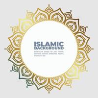 Hintergrund islamisch Design vektor