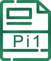 pi1 kreativ Symbol Design vektor