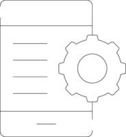 Handy, Mobiltelefon Rahmen kreativ Symbol Design vektor