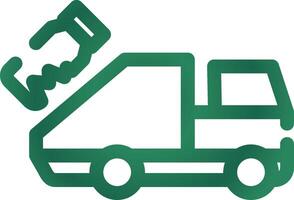 Müll LKW kreativ Symbol Design vektor