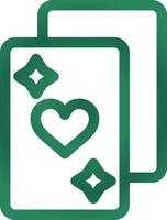 Poker kreatives Icon-Design vektor