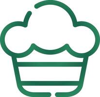 Muffin kreativ Symbol Design vektor