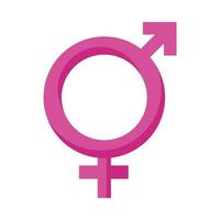 männliches und weibliches Symbol vektor