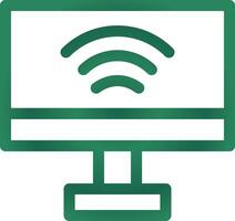 Wifi kreatives Icon-Design vektor