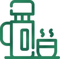 Thermos kreatives Icon-Design vektor