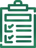 Checkliste kreatives Icon-Design vektor